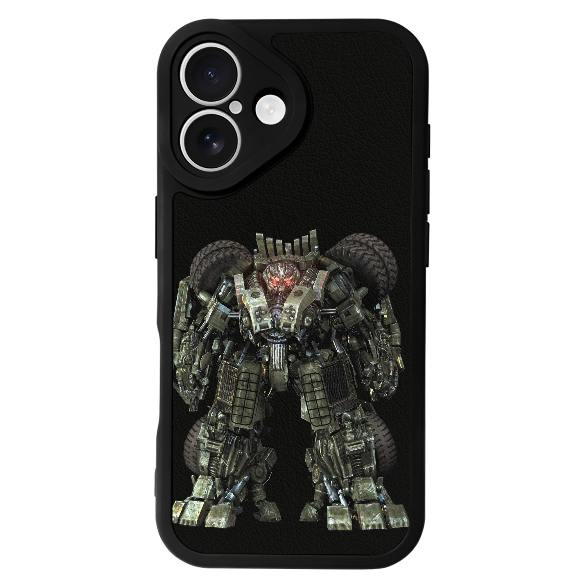 （画像用） Transformers トランスフォーマー 【iPhone 16シリーズ対応】シリコンスマホケース（レザー調） 材質：シリコン